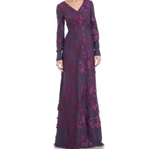 JS Collection Tersea Long Sleeve A-Line Gown NWT.